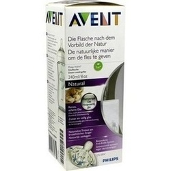 Abbildung klein von Avent 240ml Flasche Glas Naturnah