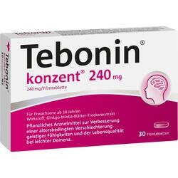 Abbildung klein von Tebonin Konzent 240mg Filmtabletten