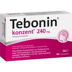 Abbildung klein von Tebonin Konzent 240mg Filmtabletten