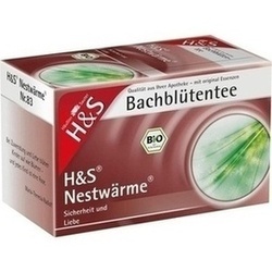 Abbildung von H&s Bachblüten Nestwärme-tee Filterbeutel