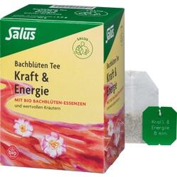 Abbildung von Bachblüten Tee Kraft & Energie Bio Salus Filterbeutel