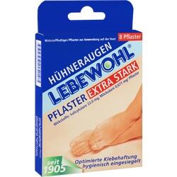 Abbildung klein von Lebewohl Hühneraugen Plaster Extra Stark Eingesieg