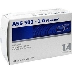 Abbildung von Ass 500-1a Pharma Tabletten