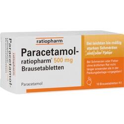 Abbildung klein von Paracetamol-Ratiopharm 500mg Brausetabletten