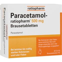 Abbildung klein von Paracetamol-Ratiopharm 500mg Brausetabletten