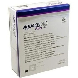 Abbildung von Aquacel Ag Foam Adhäsiv 8x8cm Verband