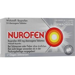 Abbildung von Nurofen Ibuprofen 400 Mg überzogene Tabletten
