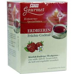 Abbildung von Erdbeeren Früchtecocktail Salus Tee