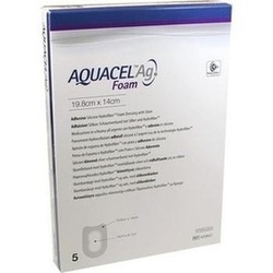 Abbildung von Aquacel Ag Foam Adhäsiv Ferse 19.8x14cm Verband