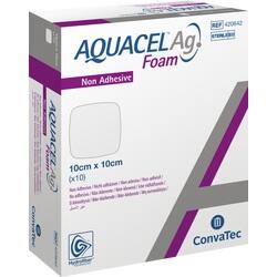 Abbildung von Aquacel Ag Foam Nicht-adhäsiv 10x10cm Verband