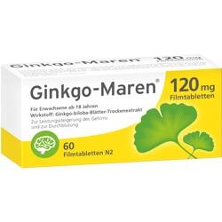 Abbildung von Ginkgo-maren 120mg Filmtabletten