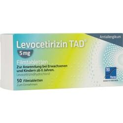 Abbildung klein von Levocetirizin Tad 5mg Filmtabletten