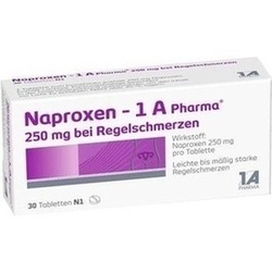 Abbildung von Naproxen - 1 A Pharma 250 Mg Bei Regelschmerzen Tabletten