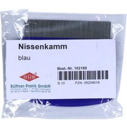 Abbildung klein von Nissenkamm Metall Blauer Griff
