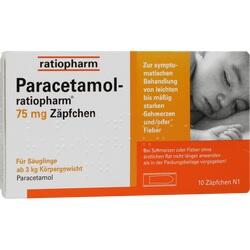Abbildung klein von Paracetamol-Ratiopharm 75 Mg Zäpfchen