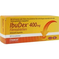 Abbildung von Ibudex 400mg Filmtabletten