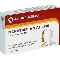 Abbildung von Naratriptan Al Akut 2.5mg Filmtabletten