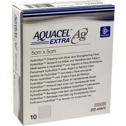 Abbildung von Aquacel Ag Extra 5x5cm Kompressen