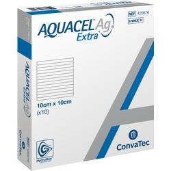 Abbildung von Aquacel Ag Extra 10x10cm Kompressen