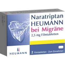 Abbildung von Naratriptan Heumann Bei Migräne 2.5 Mg Filmtabl. Filmtabletten
