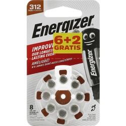 Abbildung klein von Energizer Hörgerätebatterie 312 (6+2)