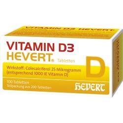 Abbildung von Vitamin D 3 Hevert Tabletten
