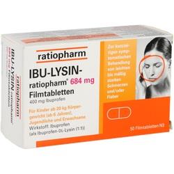 Abbildung von Ibu-lysin-ratiopharm 684mg Filmtabletten