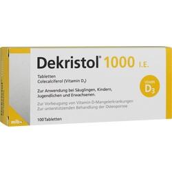 Abbildung von Dekristol 1000 I.e. Tabletten
