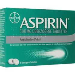 Abbildung klein von Aspirin 500mg überzogene Tabletten