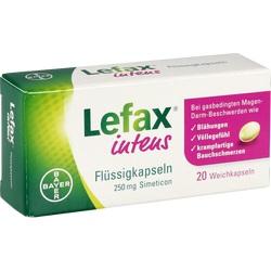 Abbildung von Lefax Intens Flüssigkapseln 250mg Simeticon Weichkapseln