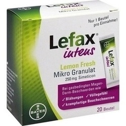Abbildung von Lefax Intens Lemon Fresh Mikro Granulat 250mg Sim.