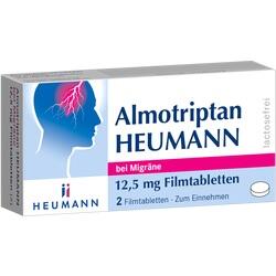 Abbildung von Almotriptan Heumann Bei Migräne 12.5mg Filmtabl. Filmtabletten