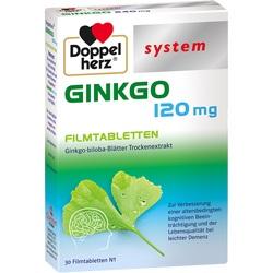Abbildung von Doppelherz Ginkgo 120 Mg System Filmtabletten
