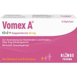 Abbildung klein von Vomex A Kinder Suppositorien 40mg