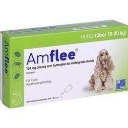Abbildung klein von Amflee 134 Mg Spot-On Mittelgr. Hund 10-20 Kg (m)