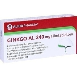 Abbildung klein von Ginkgo Al 240 Mg Filmtabletten