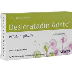 Abbildung klein von Desloratadin Aristo 5mg Filmtabletten