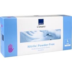 Abbildung klein von Nitril-handschuhe Sensitive Puderfrei Lila L 