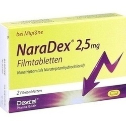 Abbildung klein von Naradex 2.5 Mg Filmtabletten