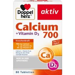 Abbildung von Doppelherz Calcium 700 + Vitamin D3 Tabletten