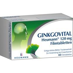 Abbildung klein von Ginkgovital Heumann 120 Mg Filmtabletten