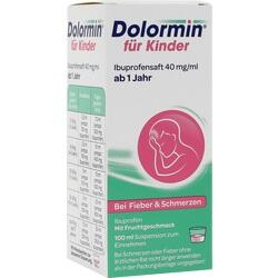 Abbildung klein von Dolormin Für Kinder Ibuprofensaft 40 Mg/Ml