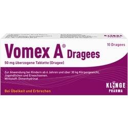Abbildung klein von Vomex A Dragees 50 Mg berzogene Tabletten Dragees