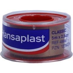 Abbildung von Hansaplast Fixierpflaster Classic 5mx2.5cm Schub