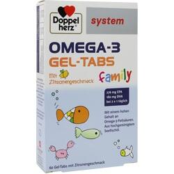 Abbildung von Doppelherz Omega-3 Family Gel-tabs System Kautabletten