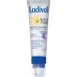 Abbildung von Ladival Aktiv Alpin Sonnen-u.kälteschutz Kombi 50+ Kombipackung