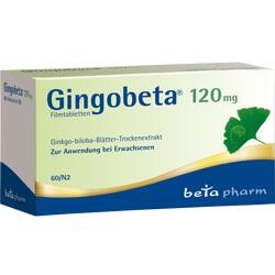 Abbildung klein von Gingobeta 120 Mg Filmtabletten
