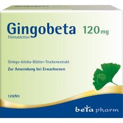 Abbildung klein von Gingobeta 120 Mg Filmtabletten
