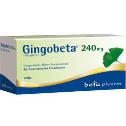 Abbildung klein von Gingobeta 240 Mg Filmtabletten