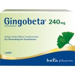 Abbildung klein von Gingobeta 240 Mg Filmtabletten